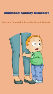 child holding on to mothers leg anxious childhood anxiety disorders 