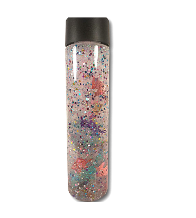 QB Hive Unicorn Sensory Bottle - Zen Bottle - Sparkle Glitter Jar - Meditation & Mindfulness Tool
