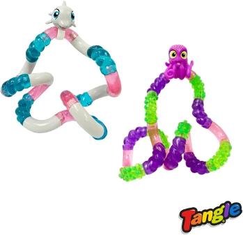 Tangle Pets Aquatic 2-Pack Dolphin and Octopus - Cute Fidgets for Boys and Girls