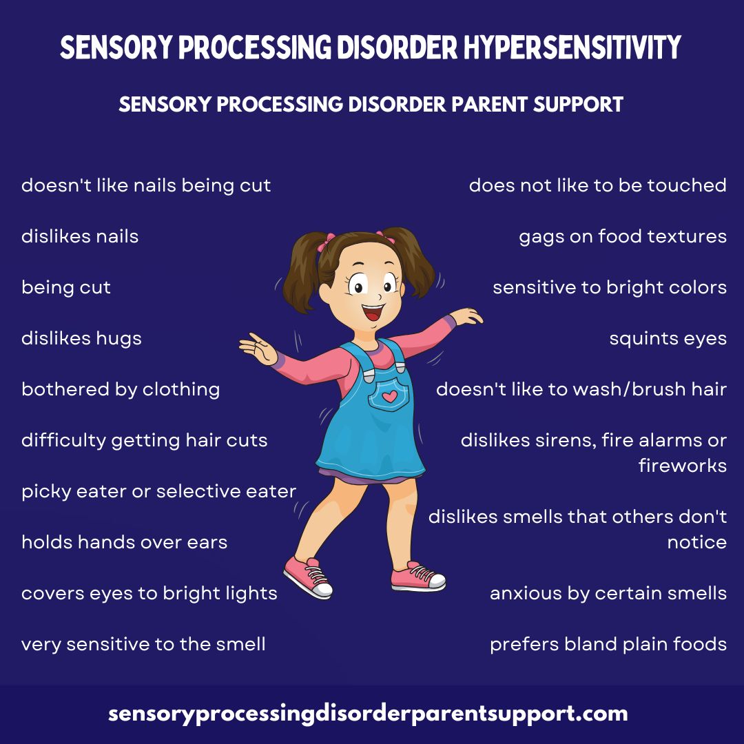 Sensory Processing Disorder Hypersensitivity sensory avoider